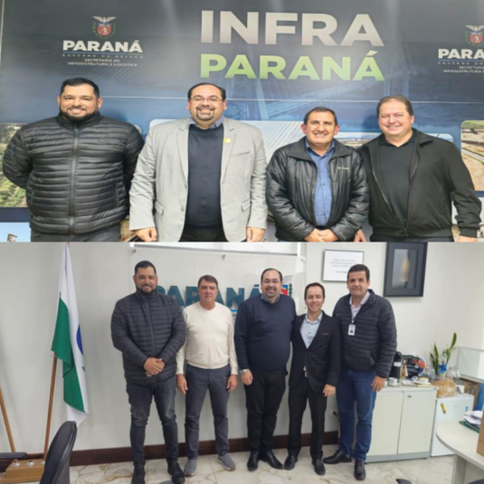 Prefeito Luiz Gustavo Maior Bono visita Secretaria de Infraestrutura e Logística e Casa Civil