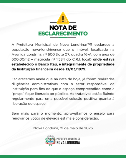 Nota de Esclarecimento