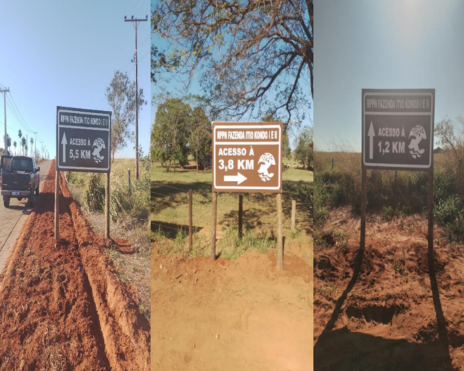 Placas de Distância de RPPN