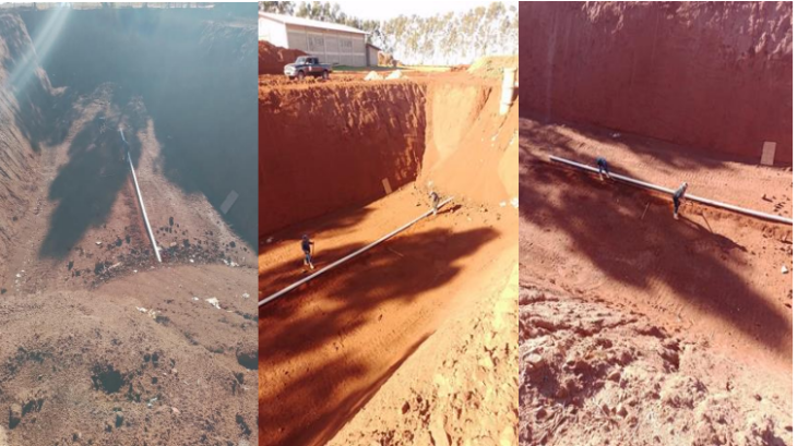 Aterro Sanitário recebe ligação de chorume e instalação de lona para proteção ambiental