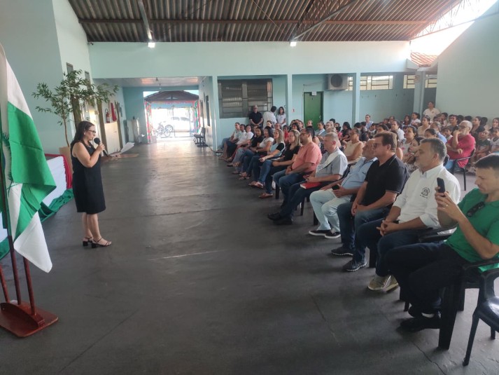 Reinauguração da Escola Monteiro Lobato celebra melhorias estruturais e valorização da educação