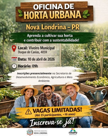 OFICINA DE HORTA URBANA
