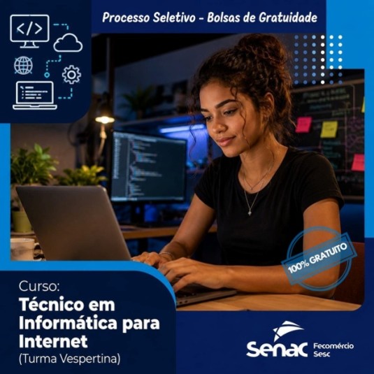 Parceria entre Prefeitura e Senac leva curso técnico gratuito à população