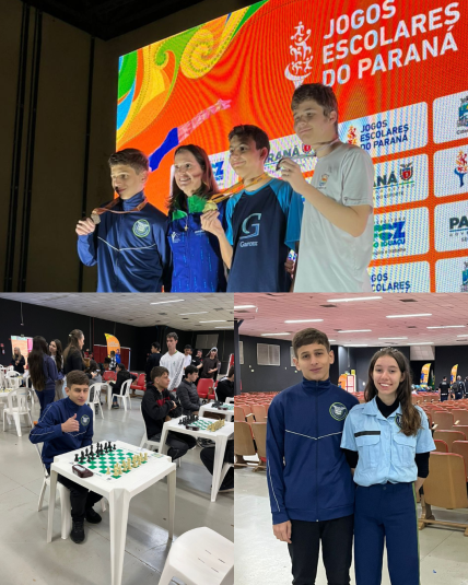 Atleta nova-londrinense conquista medalha de bronze no Paraná na modalidade de xadrez rápido